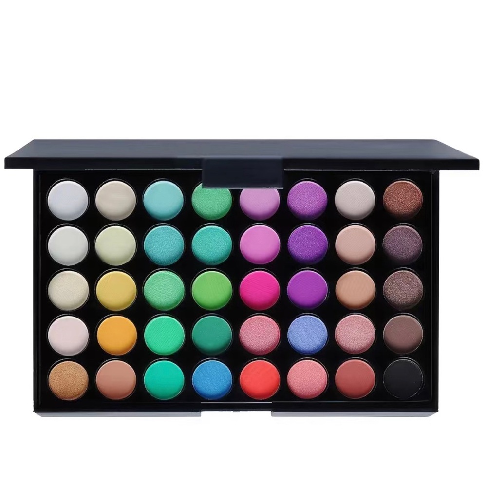 PopFeel 40 Color Eyeshadow Palette(Matte/Shimmer/Metallic)(Multi-color) (Candy)